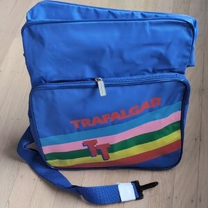 Trafalgar Retro Shoulder Bag Weekender Messenger 80's Rainbow Travel Carry